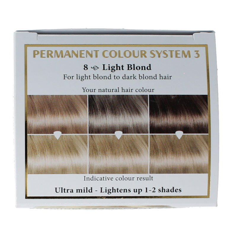 Henna Plus Long lasting colour 8 light blond - Afbeelding 3