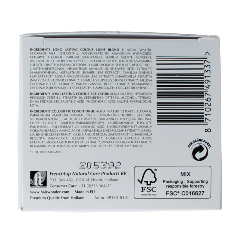 Henna Plus Long lasting colour 8 light blond - Afbeelding 6