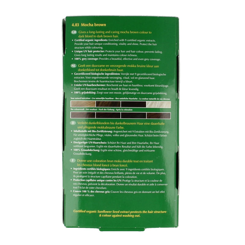 Henna Plus Long lasting colour 4.03 mocha brown - Afbeelding 4