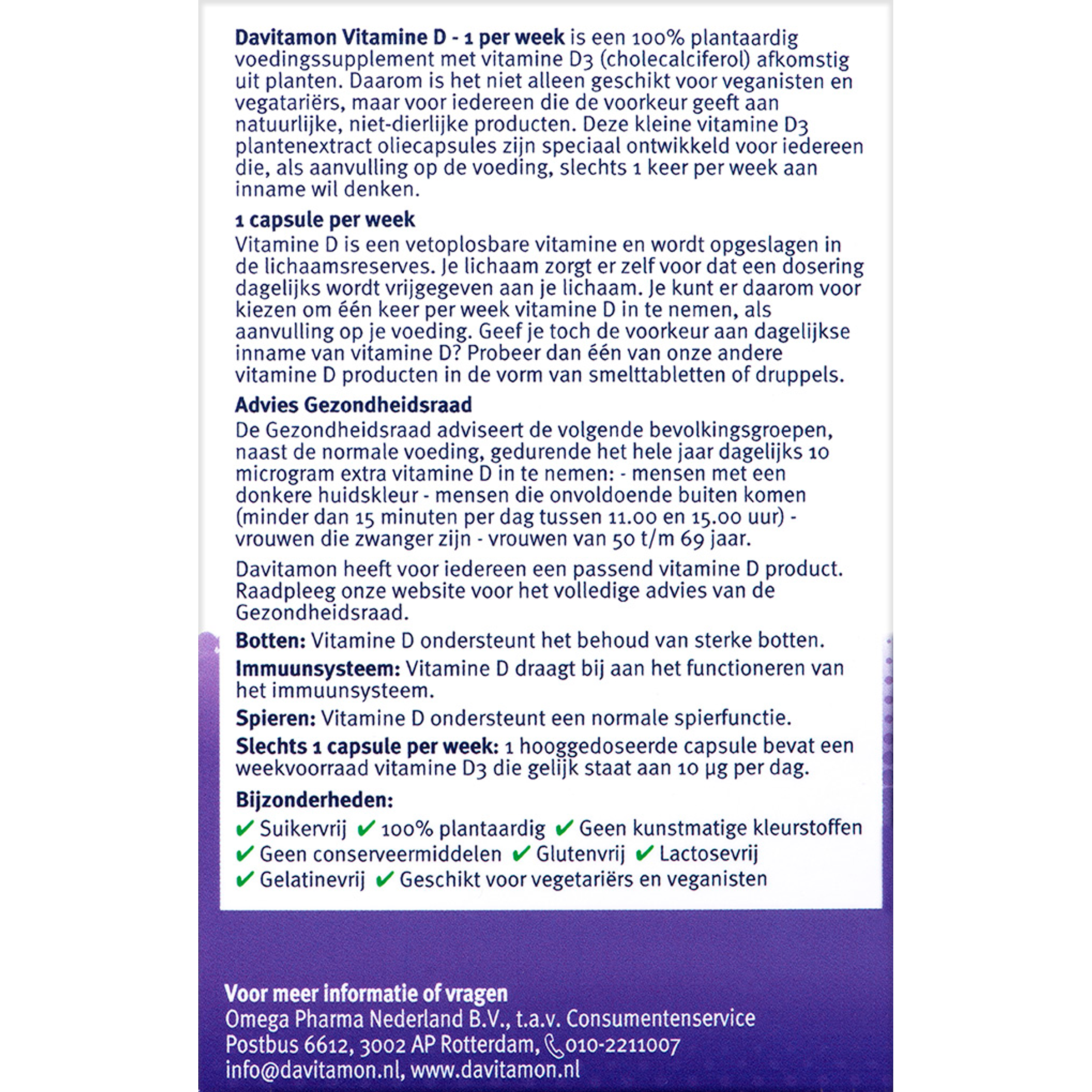 Davitamon Vitamine D3 vegan - Afbeelding 3