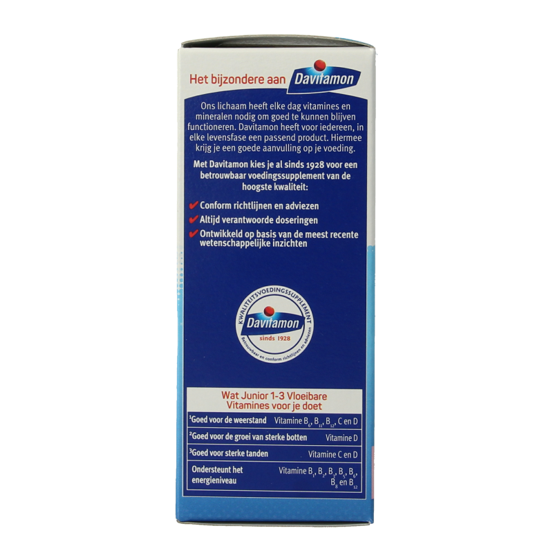 Davitamon Junior 1+ vloeibare vitamines framboos - Afbeelding 3