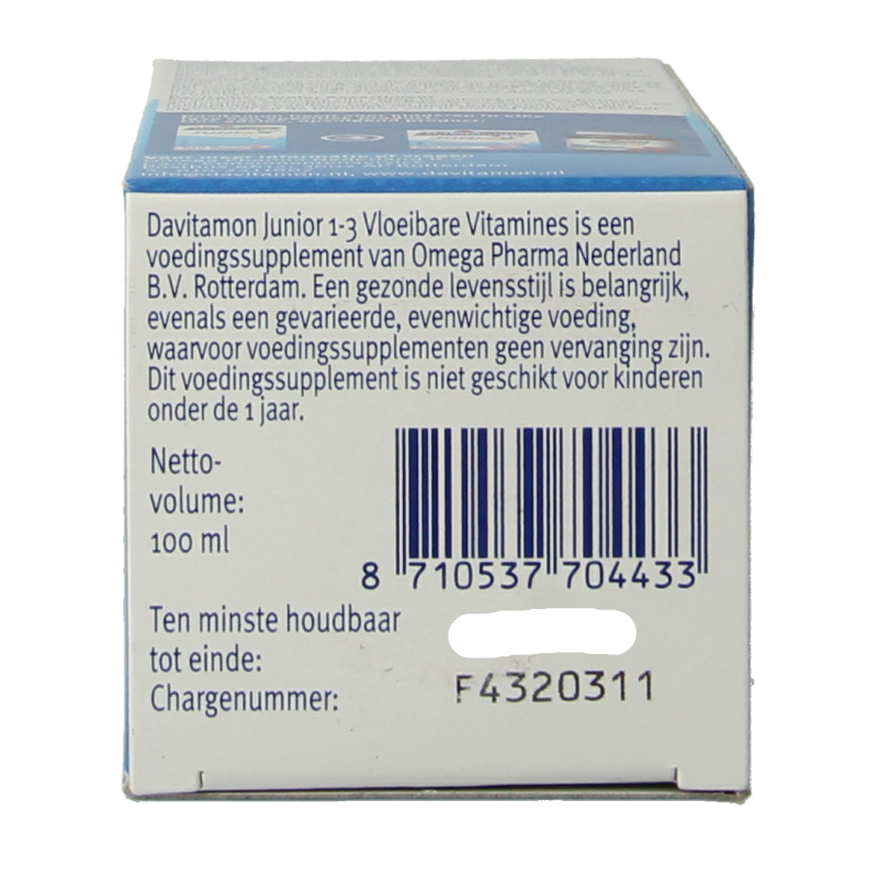 Davitamon Junior 1+ vloeibare vitamines framboos - Afbeelding 6