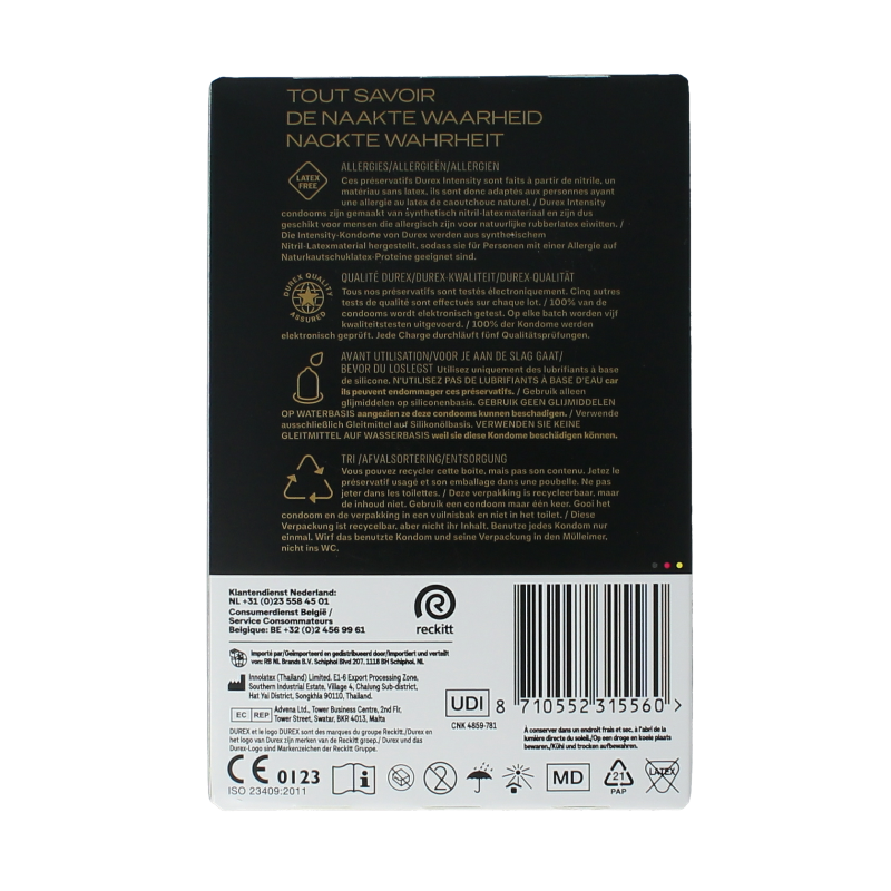 Durex Condooms intensity - Afbeelding 3