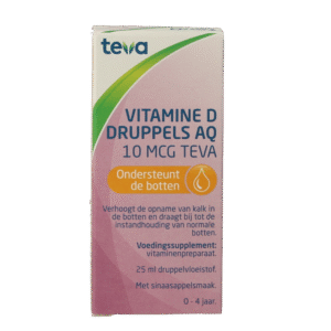 Teva Vitamine D AQ druppels 10 mcg