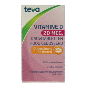 Teva Vitamine D 20 mcg 800IE