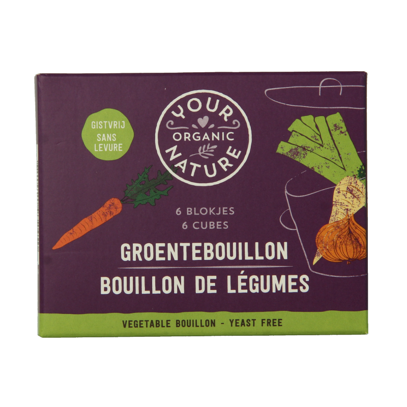 Your Organic Nature Groentebouillonblokjes helder bio