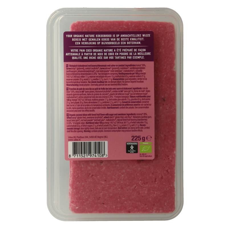 Your Organic Nature Kokosbrood bosvruchten bio - Afbeelding 2