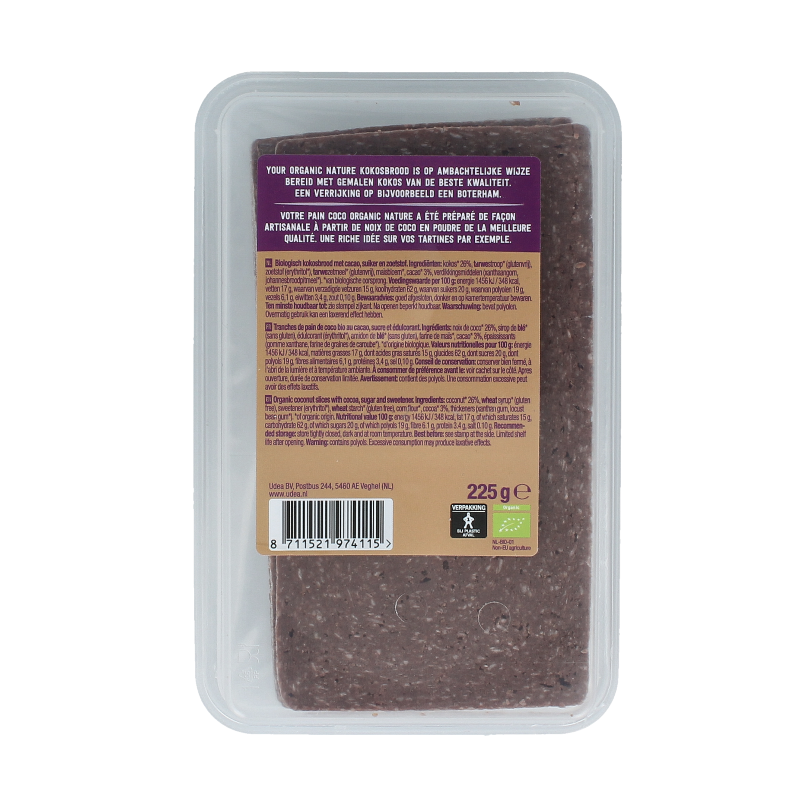 Your Organic Nature Kokosbrood cacao bio - Afbeelding 2
