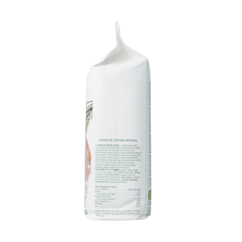 Luna E Terra Roggemeel volkoren bio - Afbeelding 4