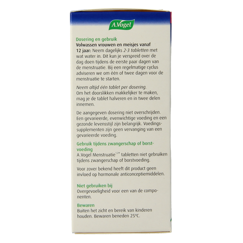 A Vogel Menstruatietabletten - Afbeelding 3