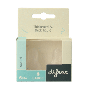 Difrax Flesspeen large natural 6+ maanden