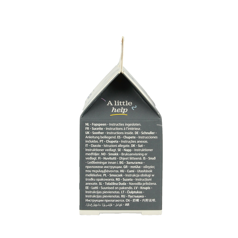 Difrax Fopspeen natural 6+ maanden assorti - Afbeelding 2