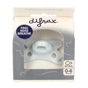 Difrax Fopspeen natural 0-6 maanden assorti