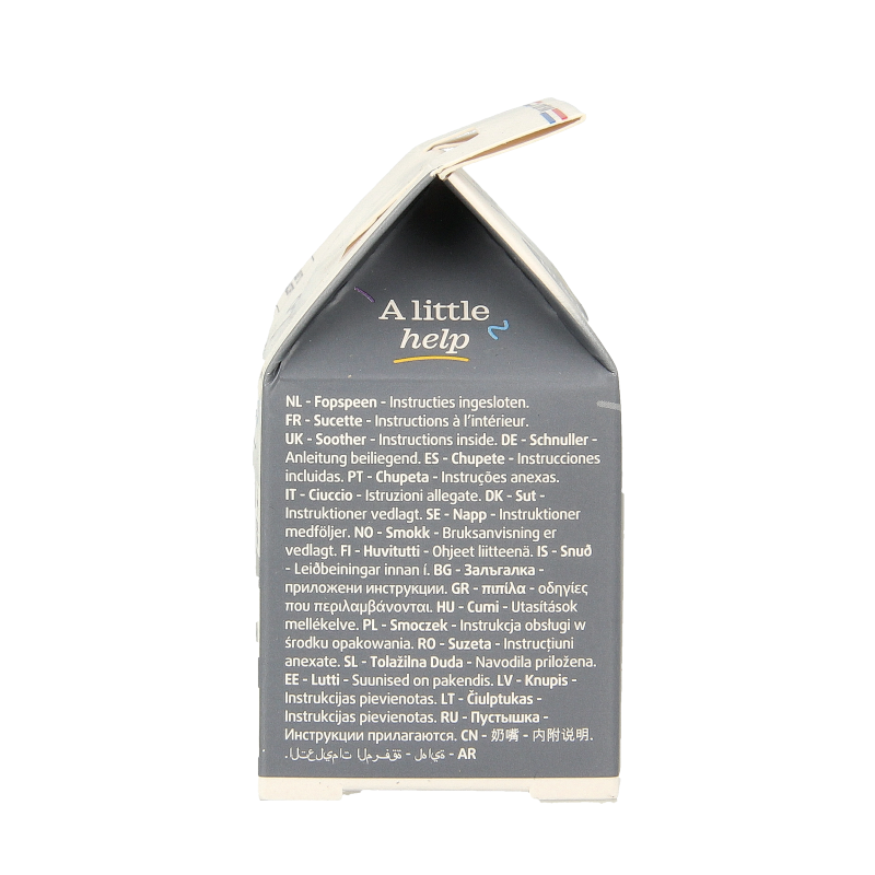 Difrax Fopspeen natural 0-6 maanden assorti - Afbeelding 2