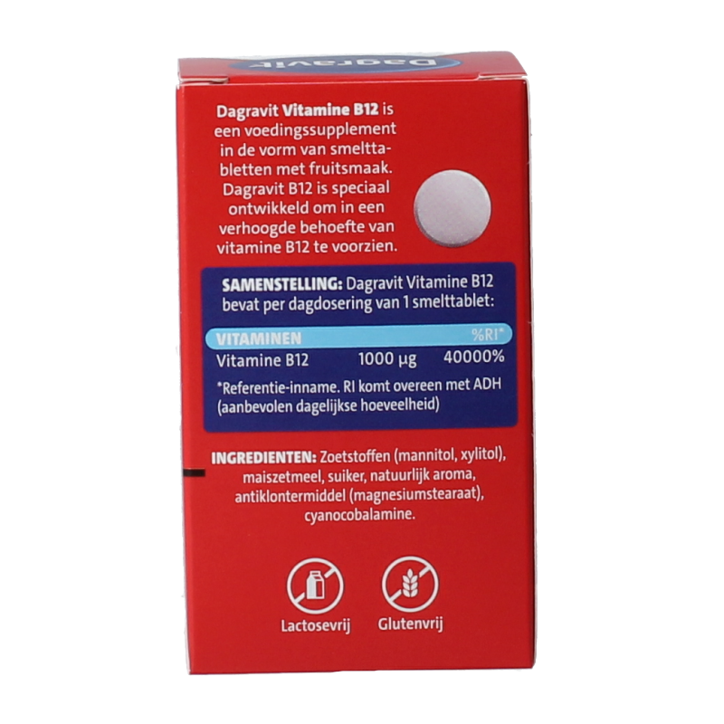 Dagravit Vitamine B12 1000mcg smelt - Afbeelding 4