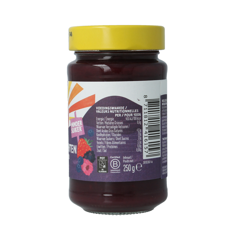 Zonnatura Fruitspread woudvruchten 75% bio - Afbeelding 3