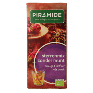 Piramide Sterrenmix zonder munt thee eko bio