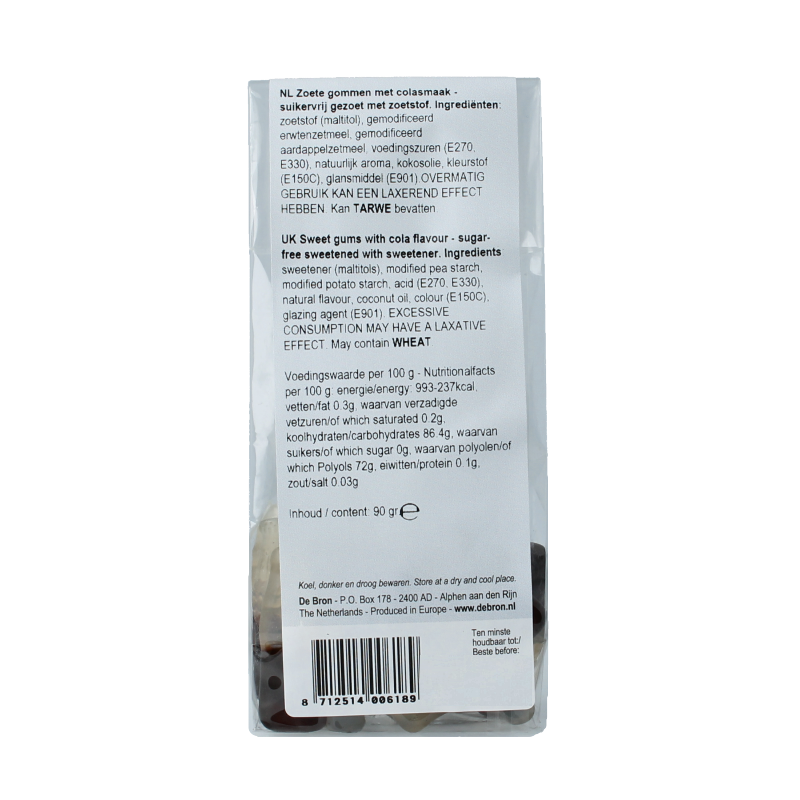 De Bron Cola gums suikervrij - Afbeelding 2