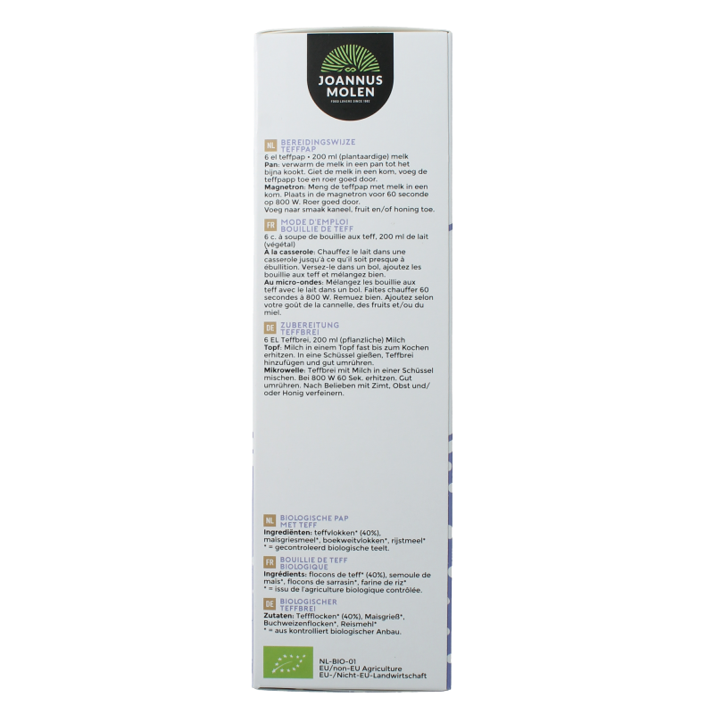 Joannusmolen Teff pap bio - Afbeelding 4