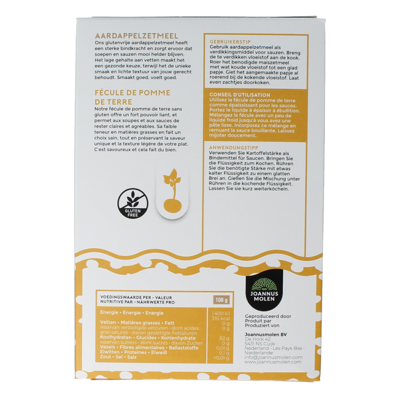 Joannusmolen Aardappelzetmeel bio - Afbeelding 3