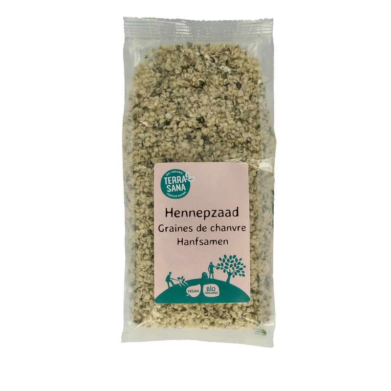 TerraSana RAW Hennepzaad gepeld bio