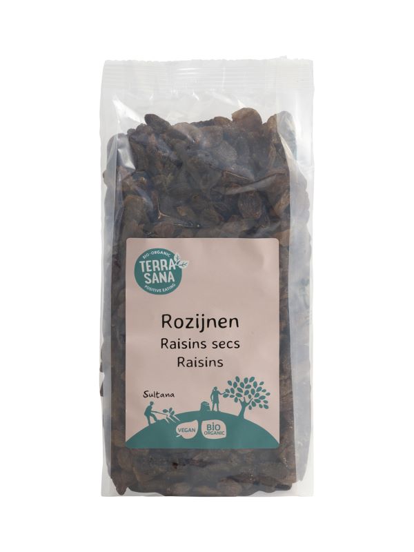 TerraSana RAW rozijnen sultana bio