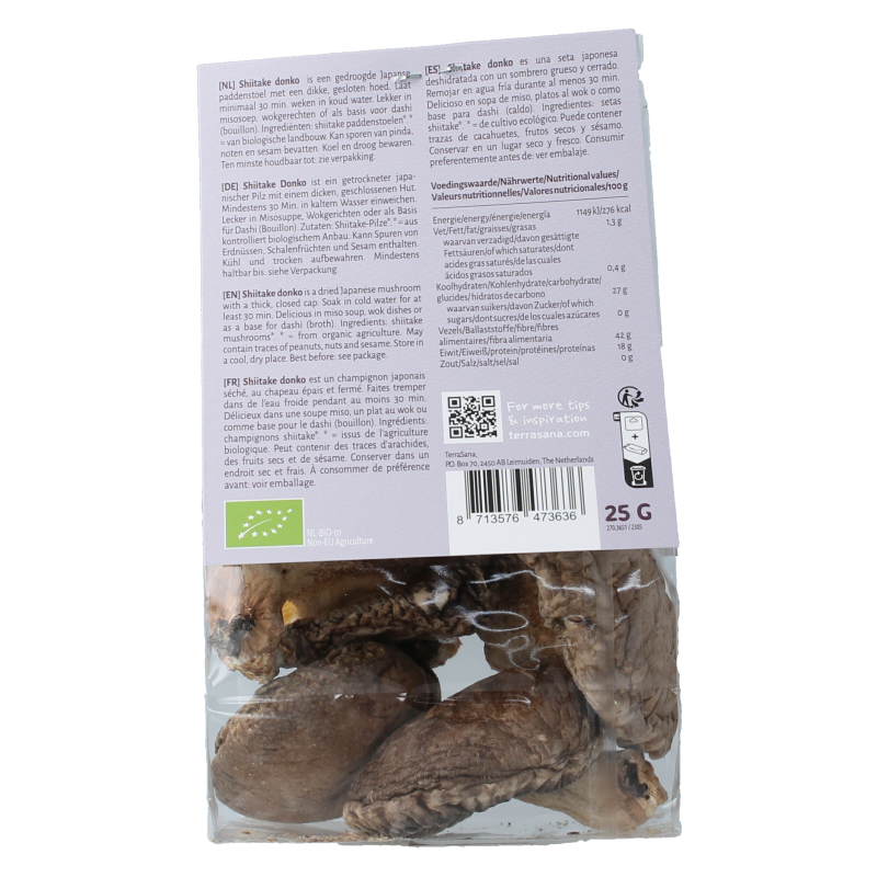 TerraSana Shiitake donko bio - Afbeelding 2