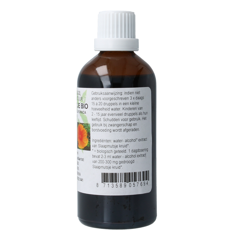 Cruydhof Eschscholtzia calif / slaapmutsje tinctuur bio - Afbeelding 3