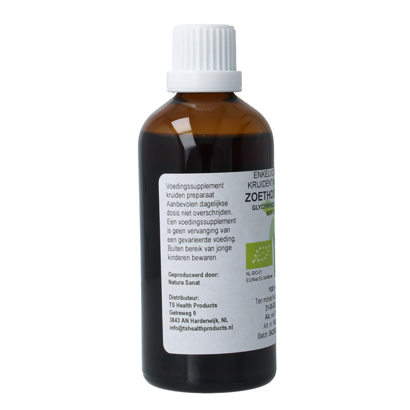 Natura Sanat Glycyrrhiza glabra radix / zoethout tinctuur bio - Afbeelding 2
