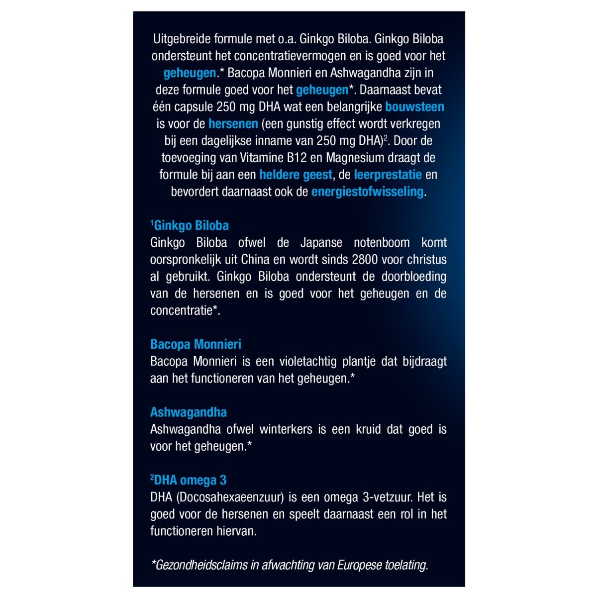 Lucovitaal Geheugen & concentratie - Afbeelding 5