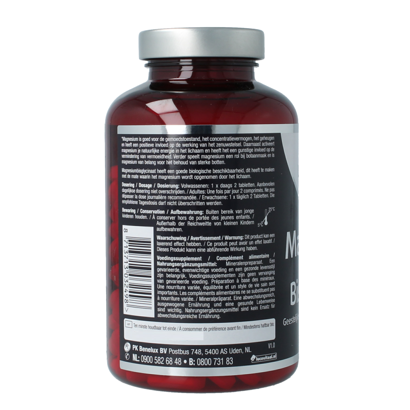 Lucovitaal Magnesium bisglycinaat 375mg - Afbeelding 2