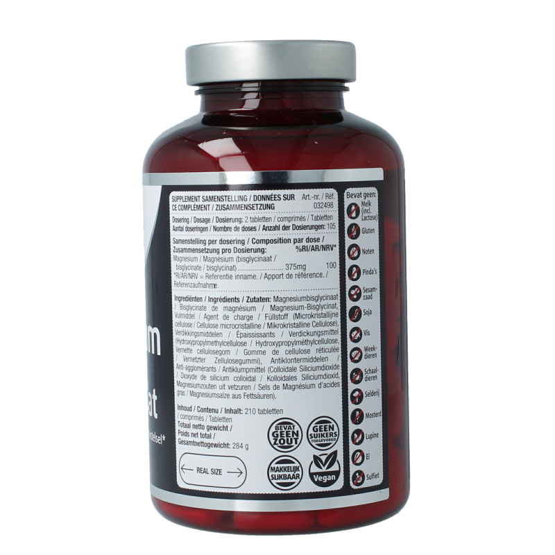 Lucovitaal Magnesium bisglycinaat 375mg - Afbeelding 3