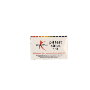 Lucovitaal Zuurbase PH test strips