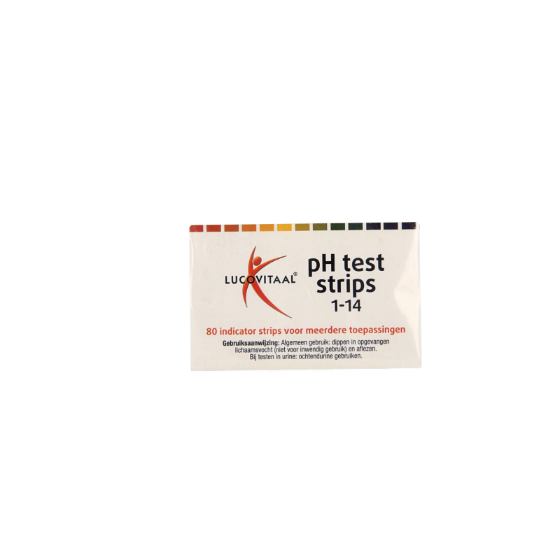 Lucovitaal Zuurbase PH test strips