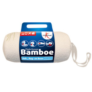 Lucovitaal Bamboe pinda kussen (wit)