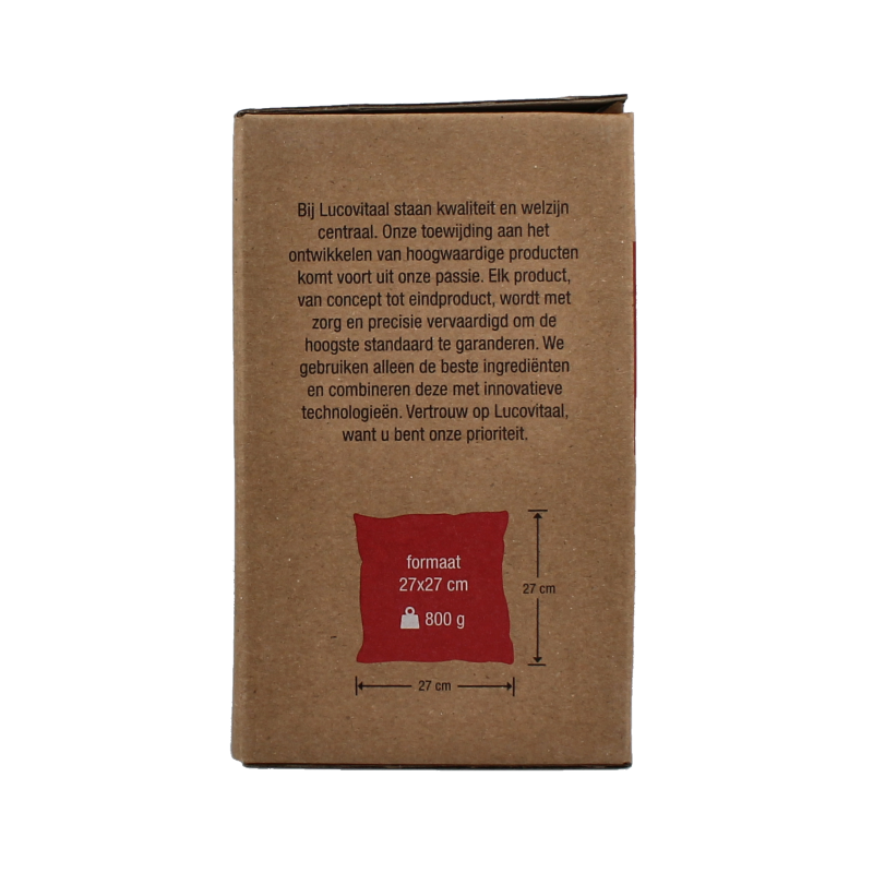 Lucovitaal Kersenpit kussen vierkant - Afbeelding 3