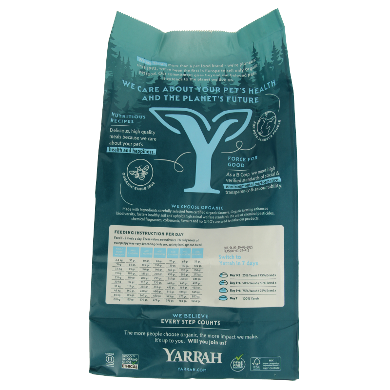Yarrah Puppy hondenvoer bio - Afbeelding 3