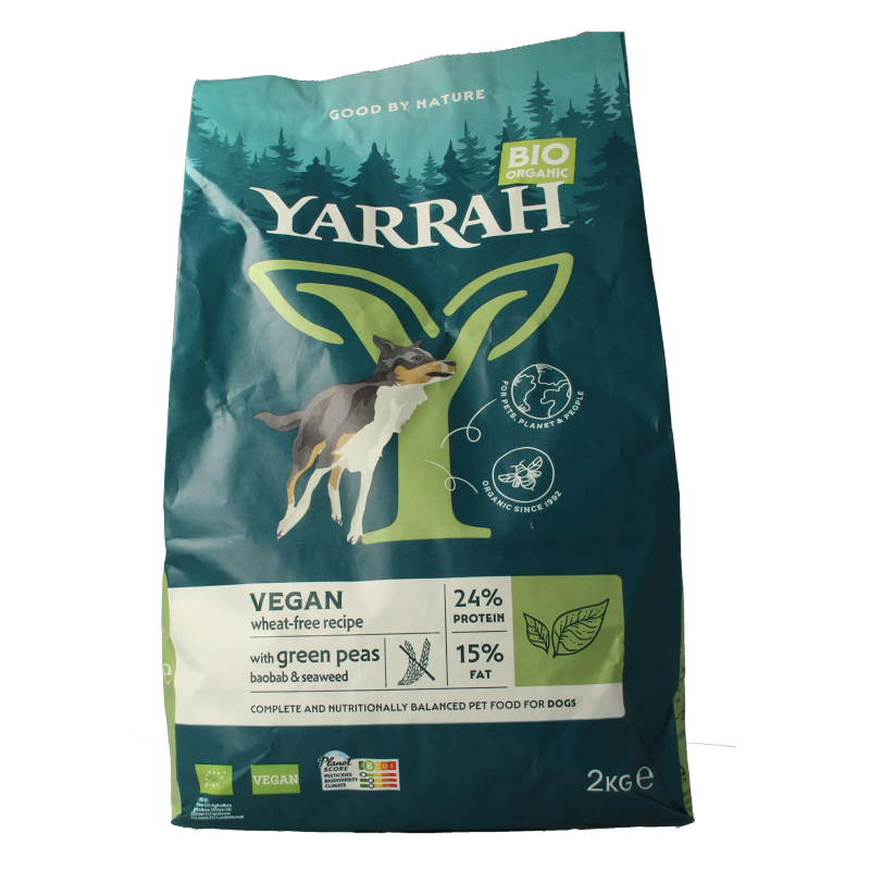 Yarrah Hondenvoer vega wheat-free bio
