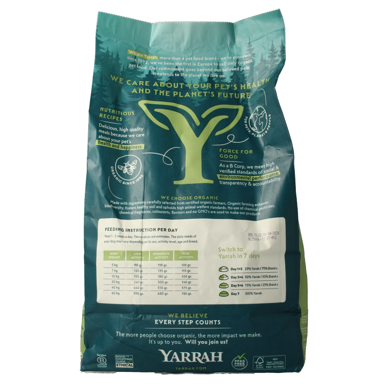 Yarrah Hondenvoer vega wheat-free bio - Afbeelding 3