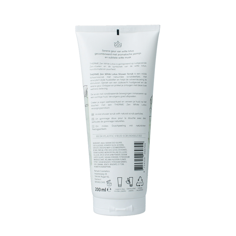 Therme Zen white lotus shower scrub - Afbeelding 2