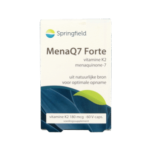 Springfield MenaQ7 Forte vitamine K2 180 mcg