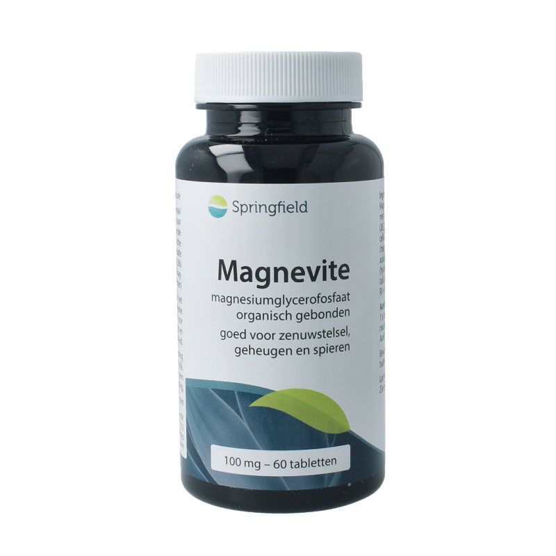 Springfield Magnevite magnesium glycerofosfaat 100 mg