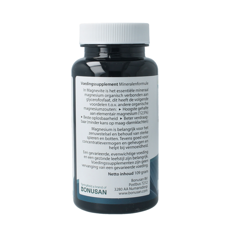 Springfield Magnevite magnesium glycerofosfaat 100 mg - Afbeelding 2
