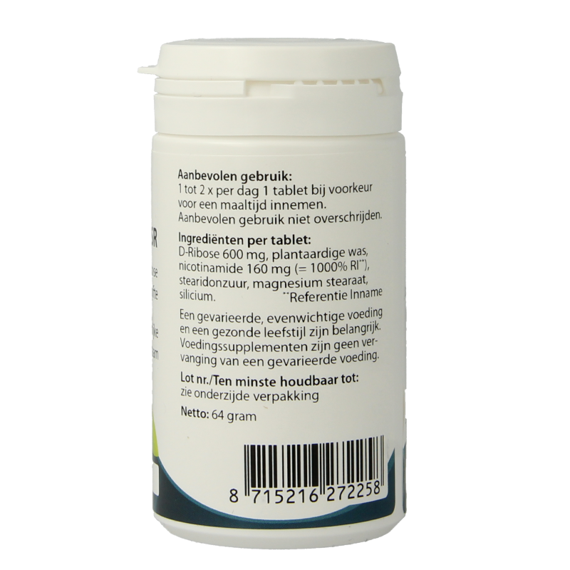 Springfield Cernadin SR nicotinamide & D-ribose 760mg - Afbeelding 3