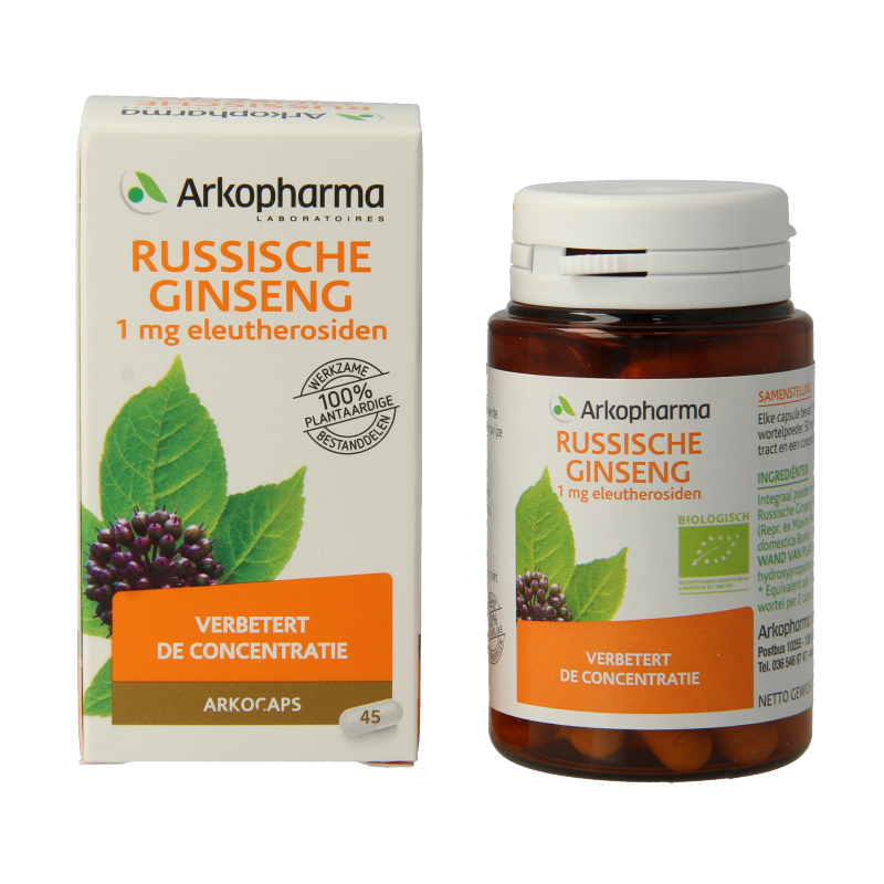 Arkocaps Russische ginseng bio - Afbeelding 2