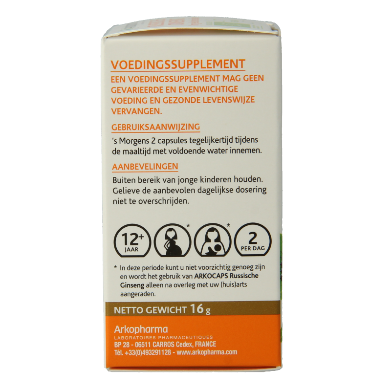 Arkocaps Russische ginseng bio - Afbeelding 5