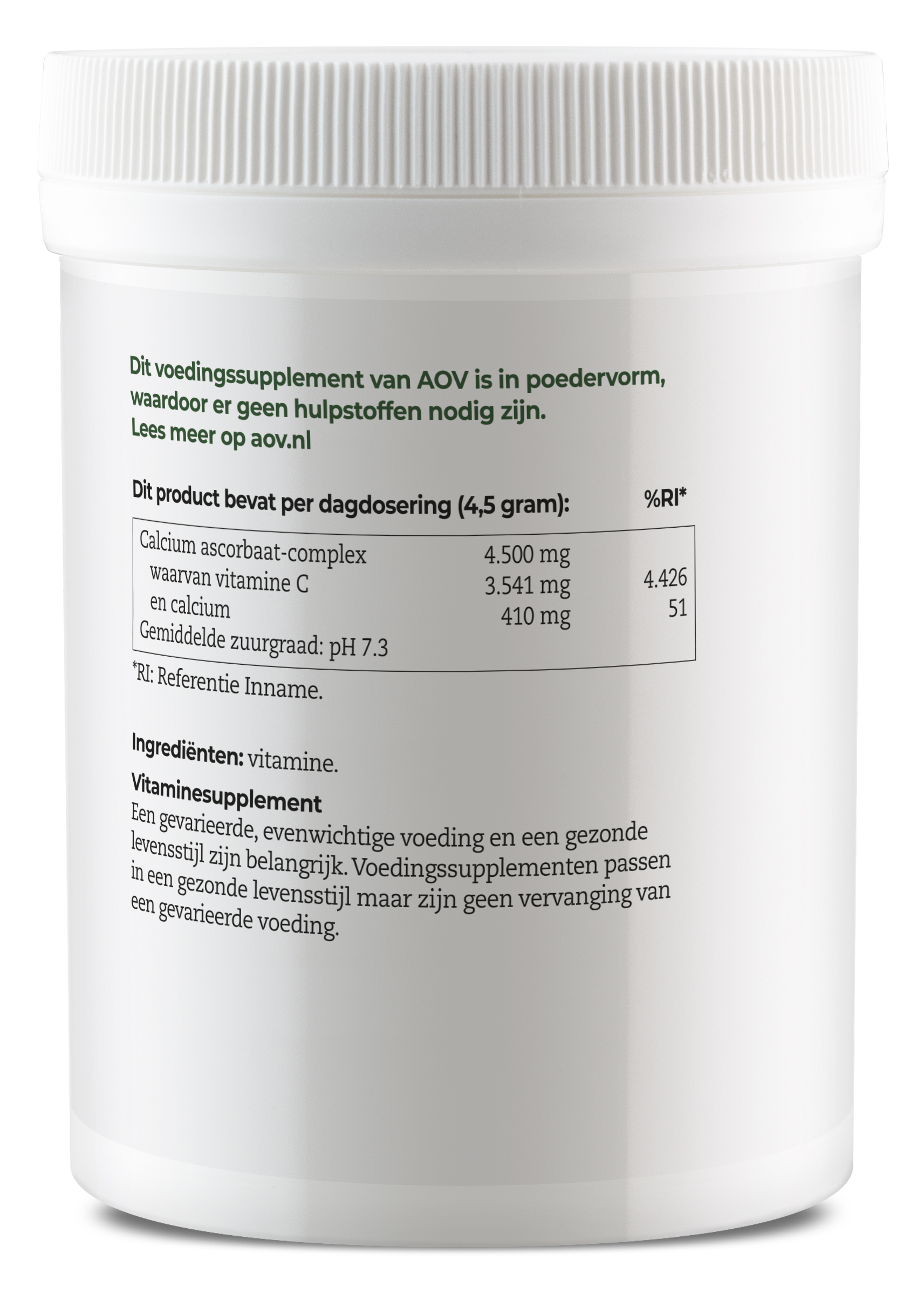 AOV 331 Vitamine C calcium ascorbaat - Afbeelding 2