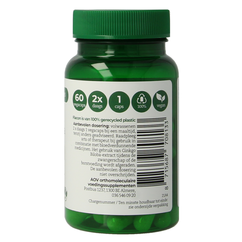 AOV 813 Ginkgo biloba extract - Afbeelding 3