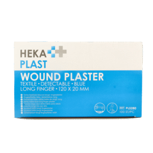 Hekaplast Vingerpleister detectable 120 x 20 haccp elastisch