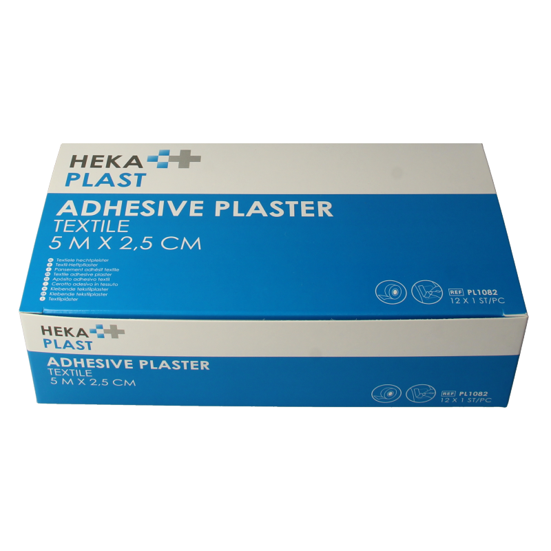 Hekaplast Hechtpleister textiel 5 x 2.5cm
